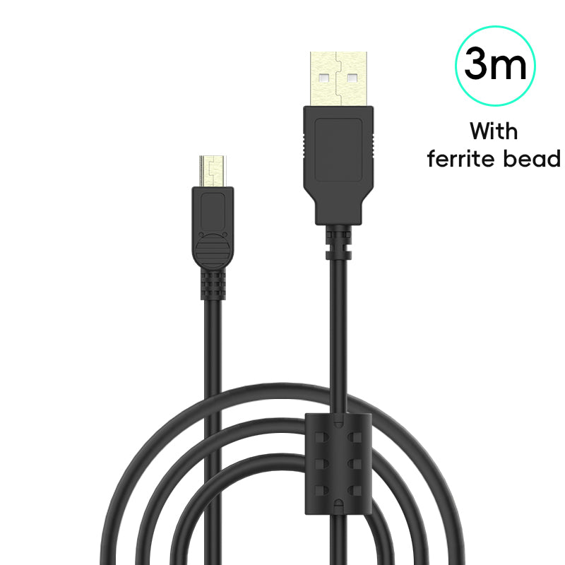 DATA FROG Mini USB Data Cable For PSP1000–3000/NDSi/PS3/Wii U Pro Controller/1st Gen Kindle