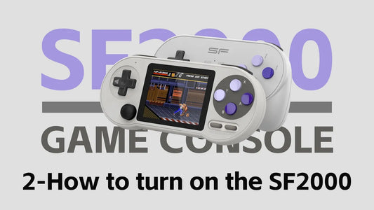 DATA FROG SF2000 - 2 - How to turn on the SF2000