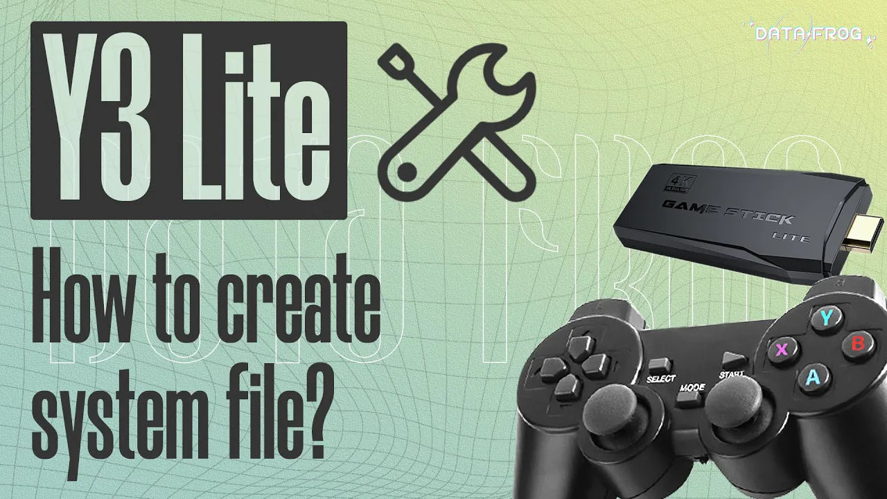 Y3 Data DATA FROG Y3 Lite - How to create system file?