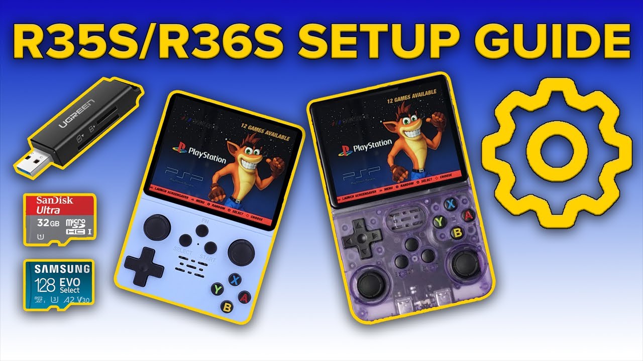 Guia de configuração final do R35S / R36S - ArkOS, ROMs e BIOS – DATA FROG