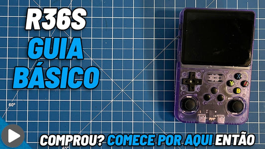 R36S - GUIA BÁSICO (COMO COLOCAR ROMS, ATUALIZAR O ARK OS, DESLIGAR ETC)