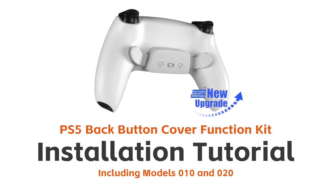 [UPGRADE Ver.] Extended Back Buttons PS5 Installation Tutorial – DATA FROG