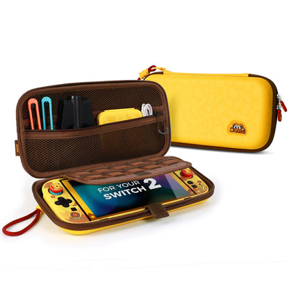 DATA FROG IINE Banana Hero Protective Case & Tempered Glass Film & Storage Bag & Game Card Case for Switch 2