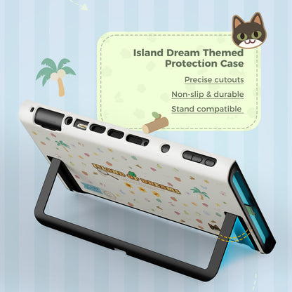 DATA FROG Island Dream Themed Accessories Series for Nintendo Switch2 – Cozy Protective Case, Carrying Case, Controller