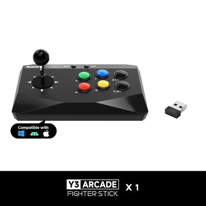 DATA FROG Y3 Arcade Retro Video Game Stick For Street Fighter Gaming