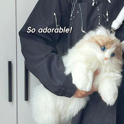 DATA FROG Cat Plush Backpack