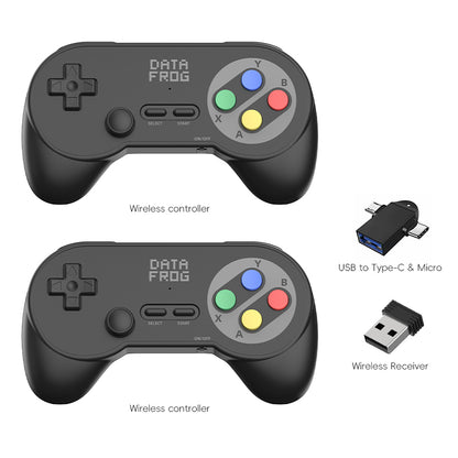 DATA FROG PC07 Wireless Retro Gamepad for PC & Android TV
