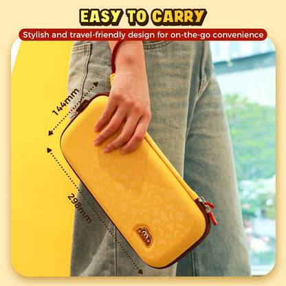 DATA FROG IINE Banana Hero Protective Case & Tempered Glass Film & Storage Bag & Game Card Case for Switch 2