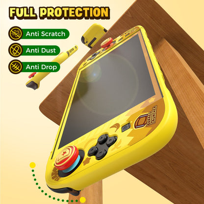 DATA FROG IINE Banana Hero Protective Case & Tempered Glass Film & Storage Bag & Game Card Case for Switch 2