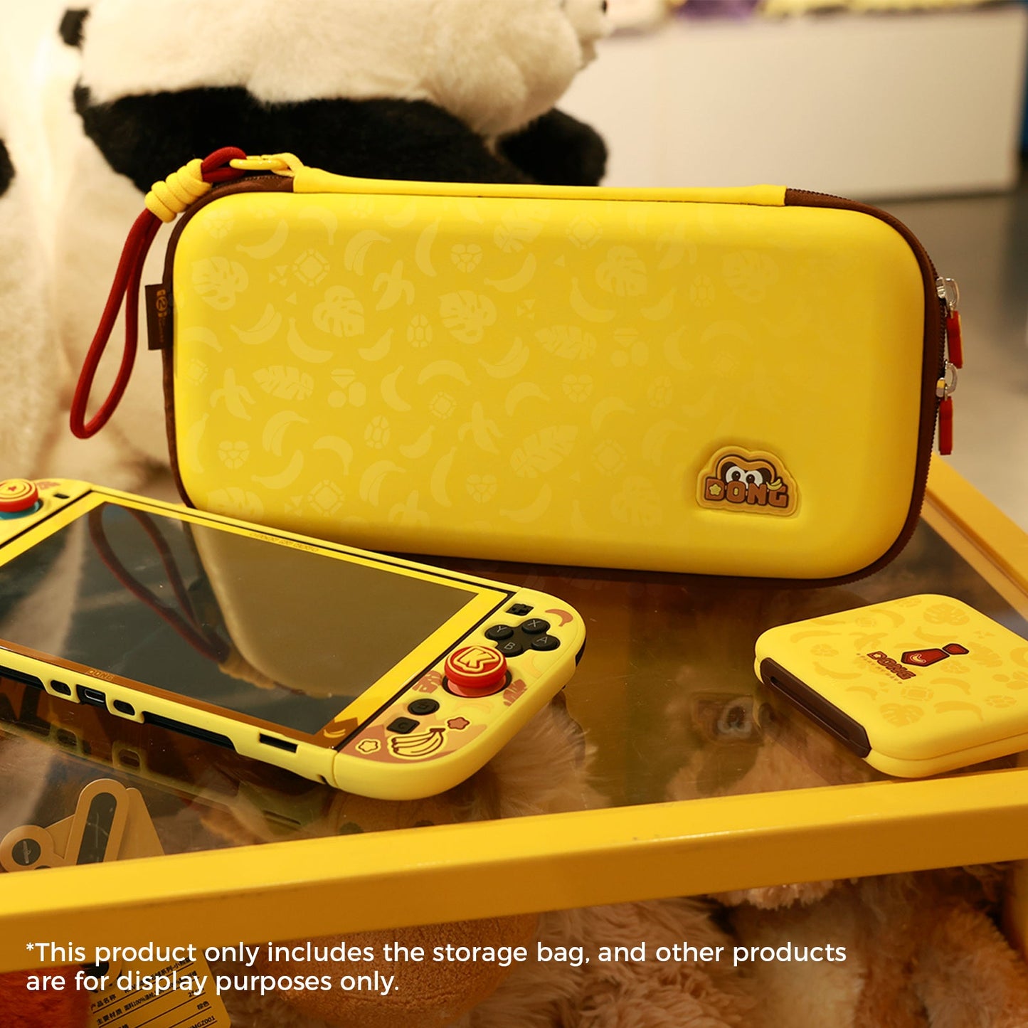 DATA FROG IINE Banana Hero Protective Case & Tempered Glass Film & Storage Bag & Game Card Case for Switch 2