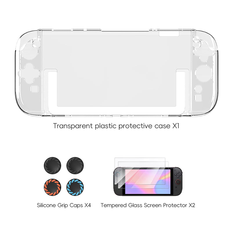 DATA FROG Transparent Protective Case for Switch 2