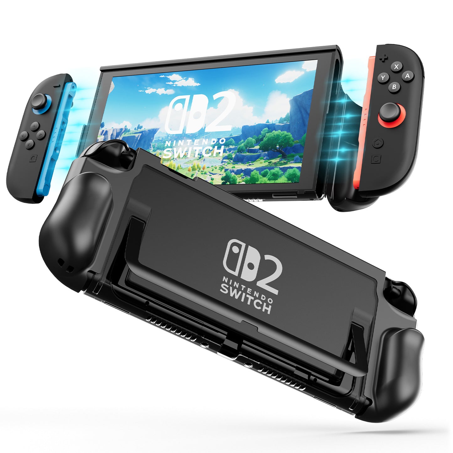 DATA FROG All-in-One Grip Case for Nintendo Switch 2
