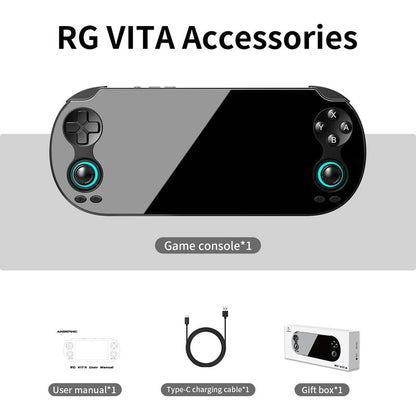DATA FROG ANBERNIC RG Vita Pro Handheld Game Console – PS2 / PSP / Retro Games Supported