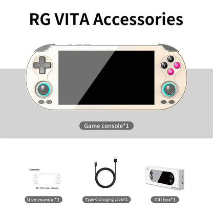 DATA FROG ANBERNIC RG Vita Pro Handheld Game Console – PS2 / PSP / Retro Games Supported