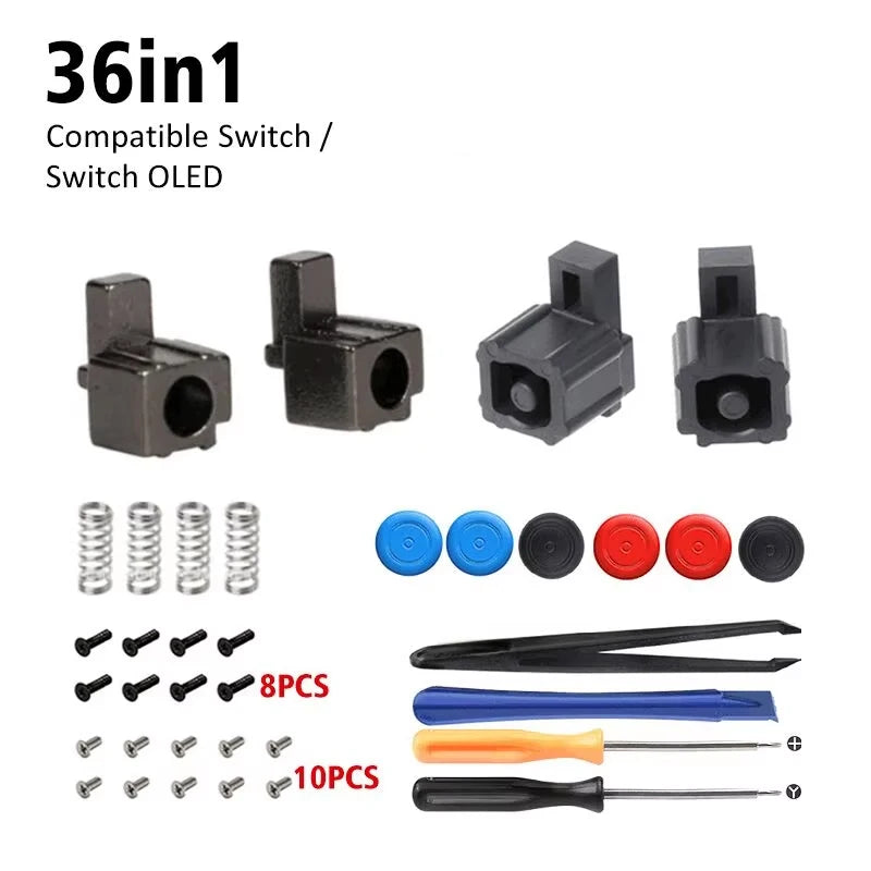 DATA FROG 3D Analog Thumb Stick Replacement Joycon Spare Kit For Nintendo Switch LITE OLED Controller Repair Tool Accessories