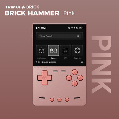 DATA FROG TRIMUI BRICK Metal Edition Handheld Game Console