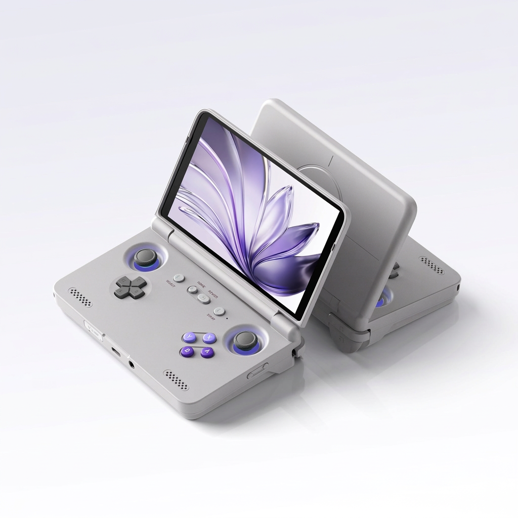 Retroid Pocket Flip 2 grey 16Bit handheld game console