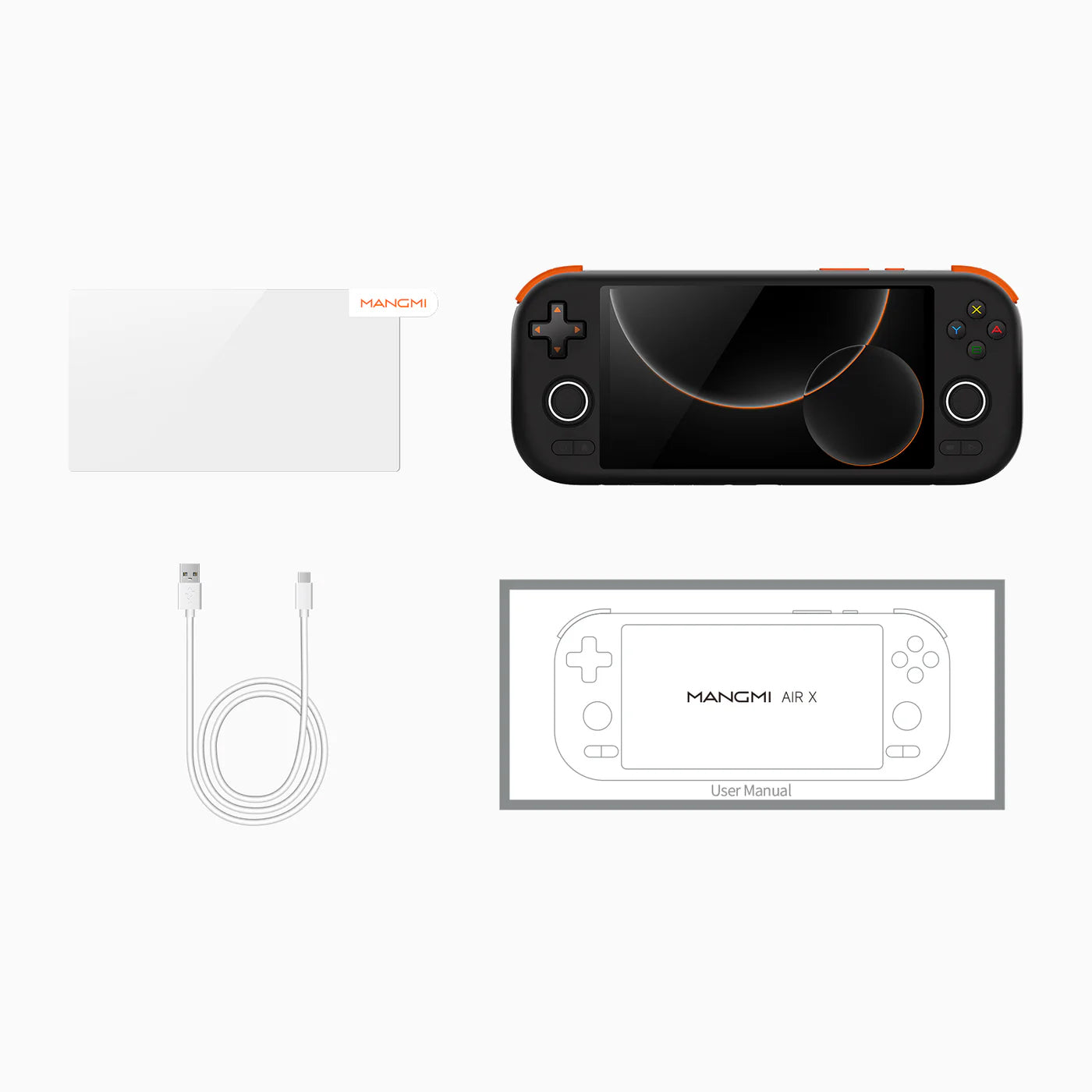 DATA FROG Mangmi Air X Retro Handheld Game Console