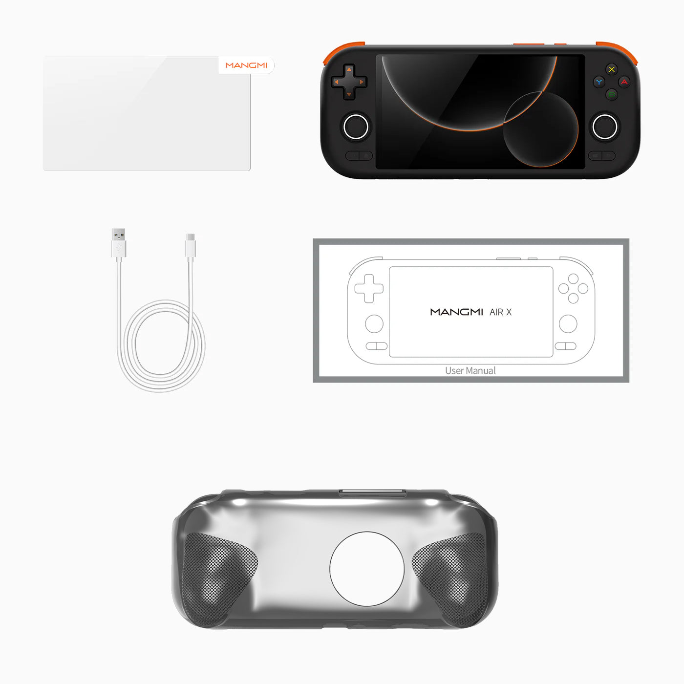 DATA FROG Mangmi Air X Retro Handheld Game Console