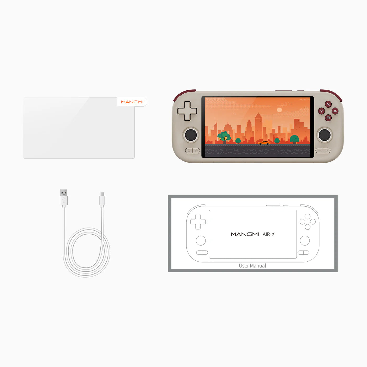 DATA FROG Mangmi Air X Retro Handheld Game Console