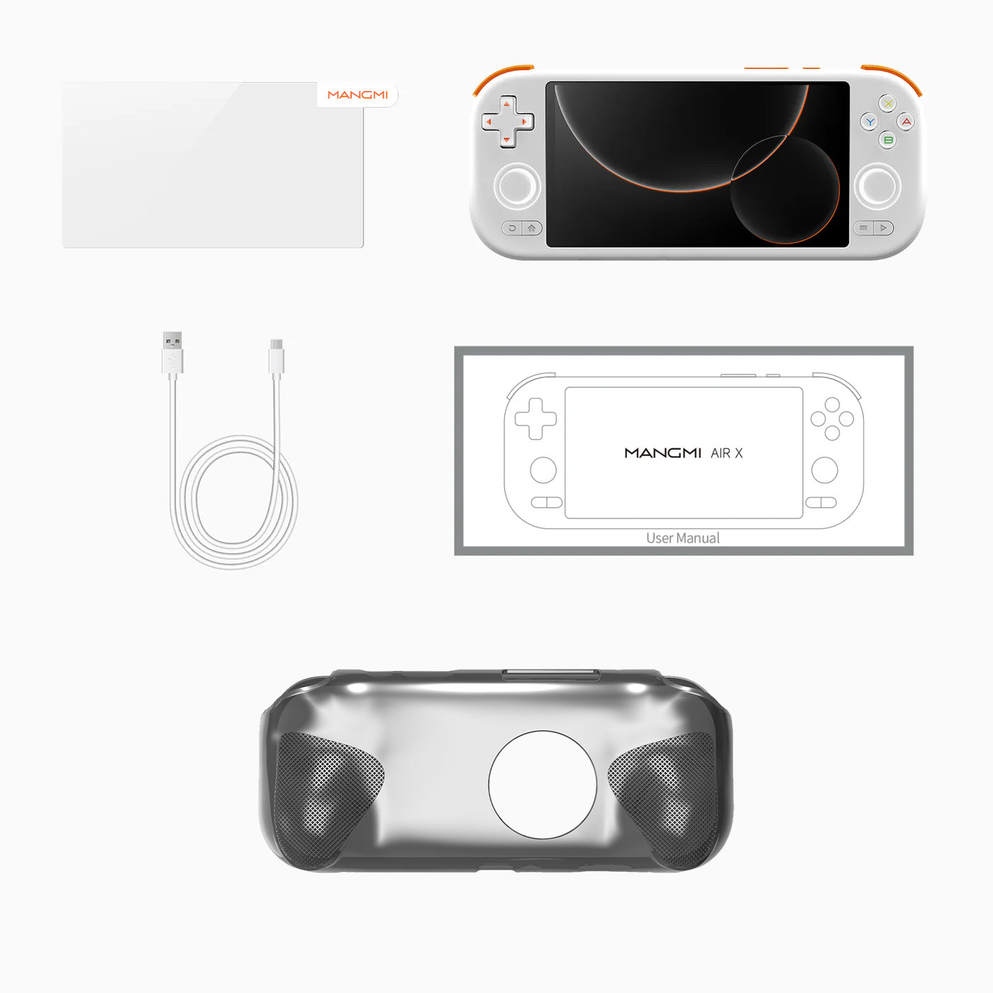 DATA FROG Mangmi Air X Retro Handheld Game Console