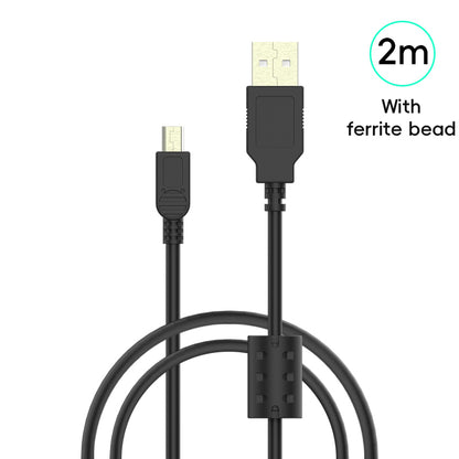DATA FROG Mini USB Data Cable For PSP1000–3000/NDSi/PS3/Wii U Pro Controller/1st Gen Kindle